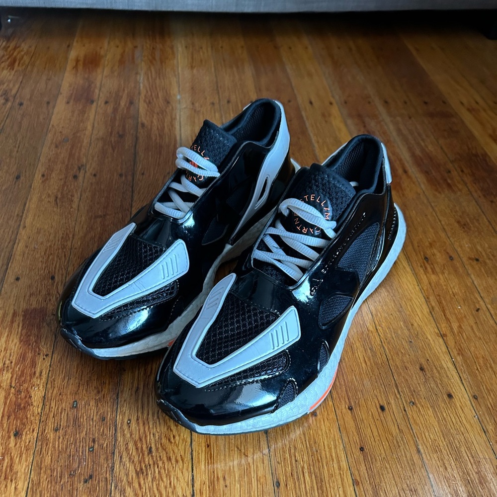 Adidas By Stella McCartney Ultraboost 22 Black White Signal Orange